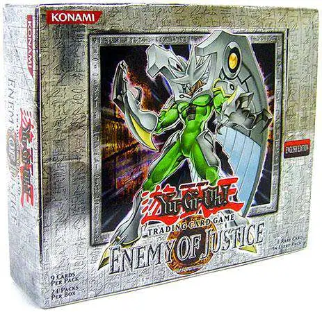 遊戯王 ENEMY OF JUSTICE YuGiOh Enemy of Justice Unlimited Booster Box 24 Packs