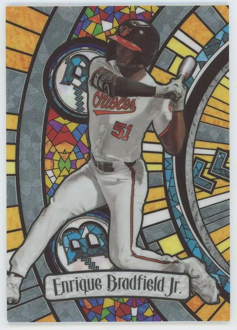 MLB Topps 2023 Bowman Draft Chrome Glass Insert Enrique Bradfield Jr. BGA-4