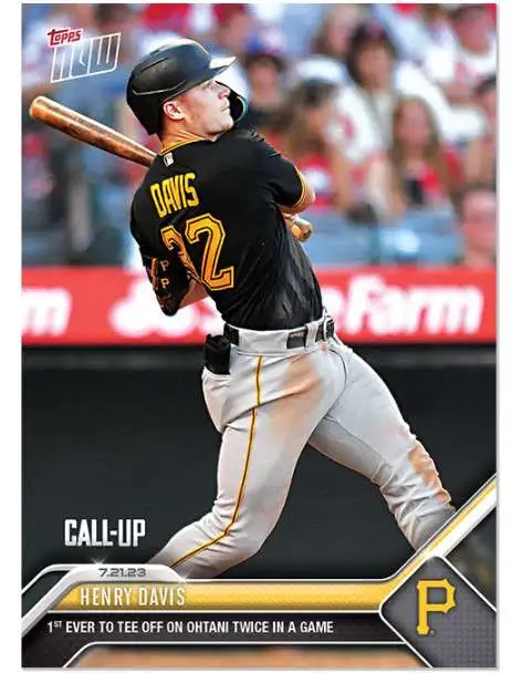 MLB Pittsburgh Pirates 2023 NOW Baseball Henry Davis Exclusive #600 [Rookie]