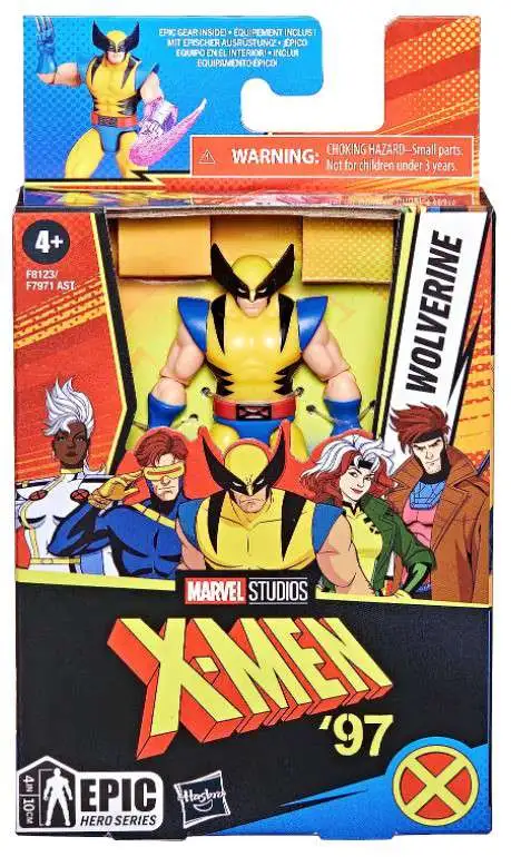 Marvel X-Men 97 Epic Hero Series Wolverine 4 Action Figure Hasbro Toys ...