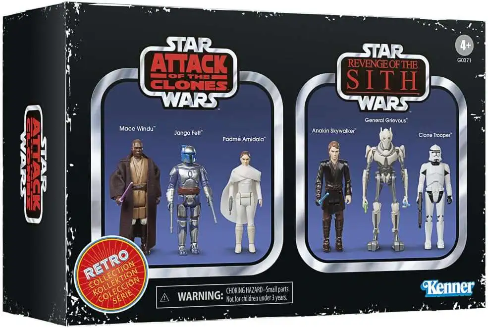 Star Wars Retro Collection Attack of the Clones Revenge of the