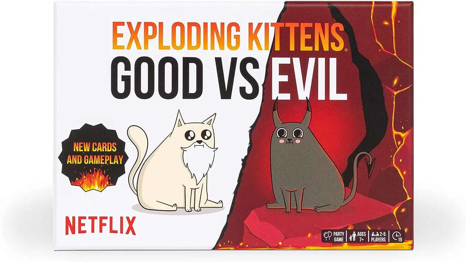 Exploding Kittens Good vs Evil Card Game