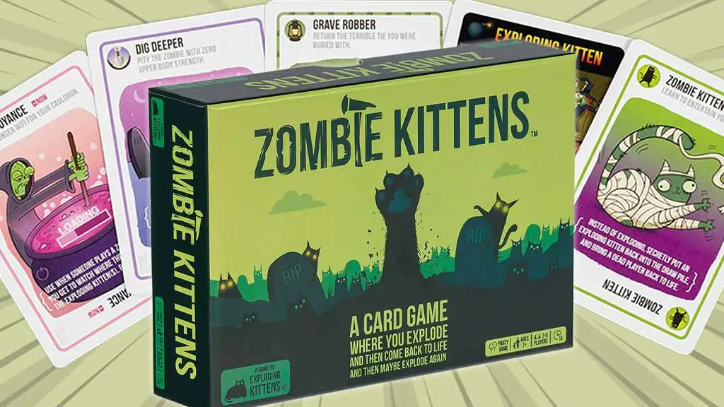 Exploding Kittens Zombie Kittens Card Game