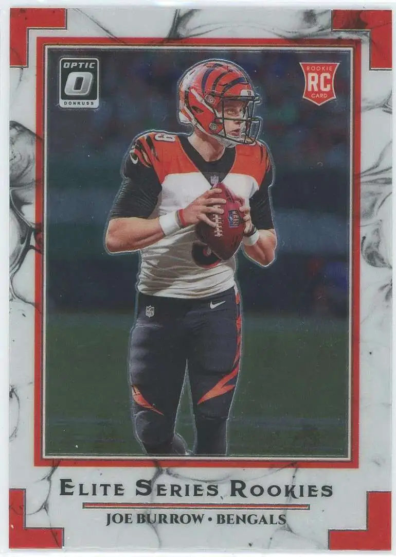 JOE BURROW, 2020 PANINI DONRUSS ROOKIE CARD #301