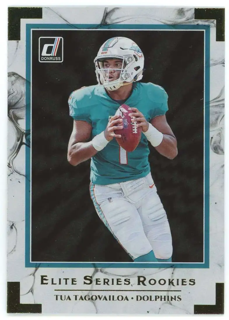 NFL 2020 Panini Donruss Gold Tua Tagovailoa ESR-TT [Elite Series Rookies]