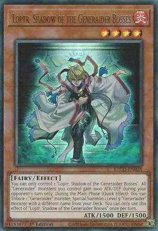 YuGiOh Eternity Code Ultra Rare Loptr, Shadow of the Generaider Bosses ETCO-EN028