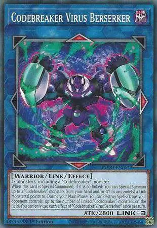 YuGiOh Eternity Code Common Codebreaker Virus Berserker ETCO-EN051
