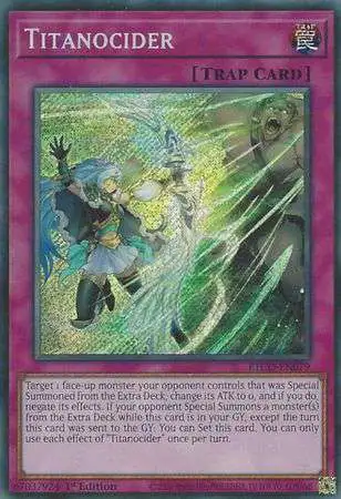 YuGiOh Eternity Code Secret Rare Titanocider ETCO-EN079