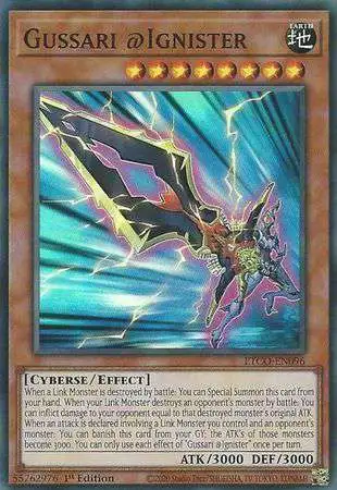YuGiOh Eternity Code Super Rare Gussari @Ignister ETCO-EN096