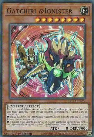YuGiOh Eternity Code Super Rare Gatchiri @Ignister ETCO-EN097