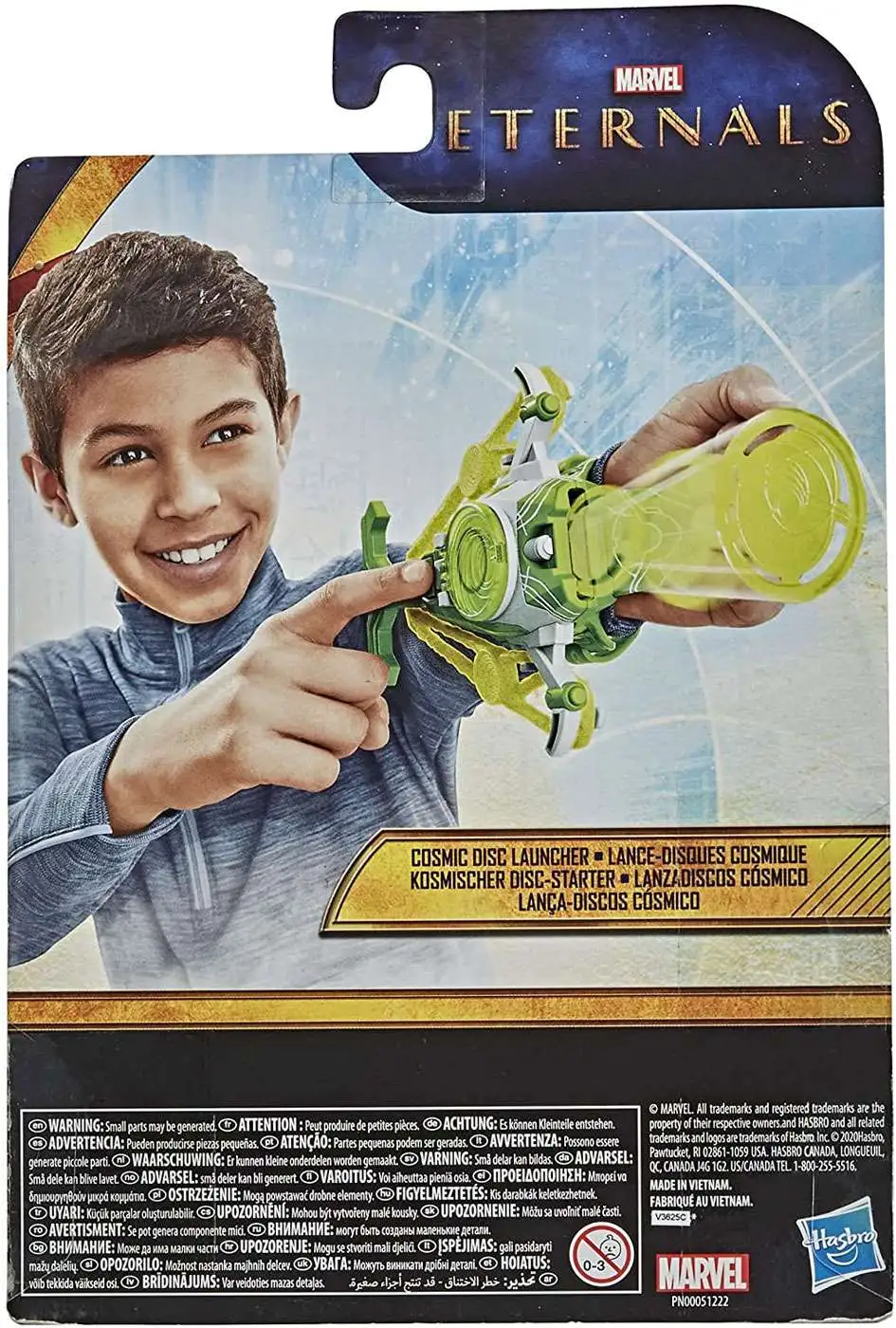 Marvel The Eternals - Lanciatore Di Dischi Cosmici Giocattolo Per Bambini 5+ Anni. Include 3 Dischi. Azione Ispirata Al Film!