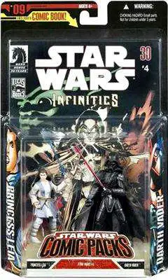 Star Wars Expanded Universe Comic Packs 2007 Darth Vader & Princess Leia Action Figure 2-Pack