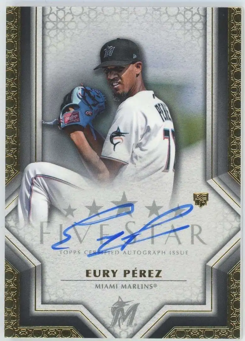 MLB Topps 2023 Five Star Baseball Eury Perez FSA-EP [Rookie Auto]