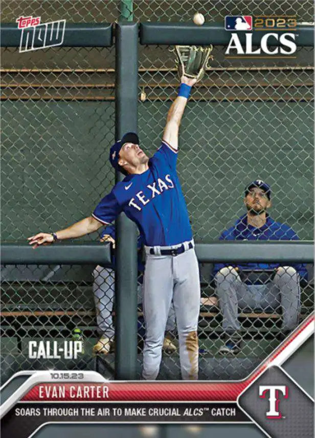 MLB Texas Rangers 2023 Topps Now Baseball Single Card Evan Carter ...