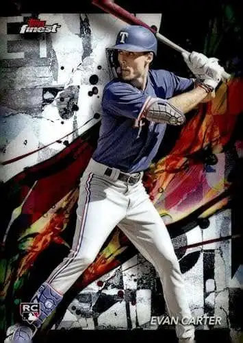 MLB 2024 Topps Finest Baseball Evan Carter #62 [Rookie]