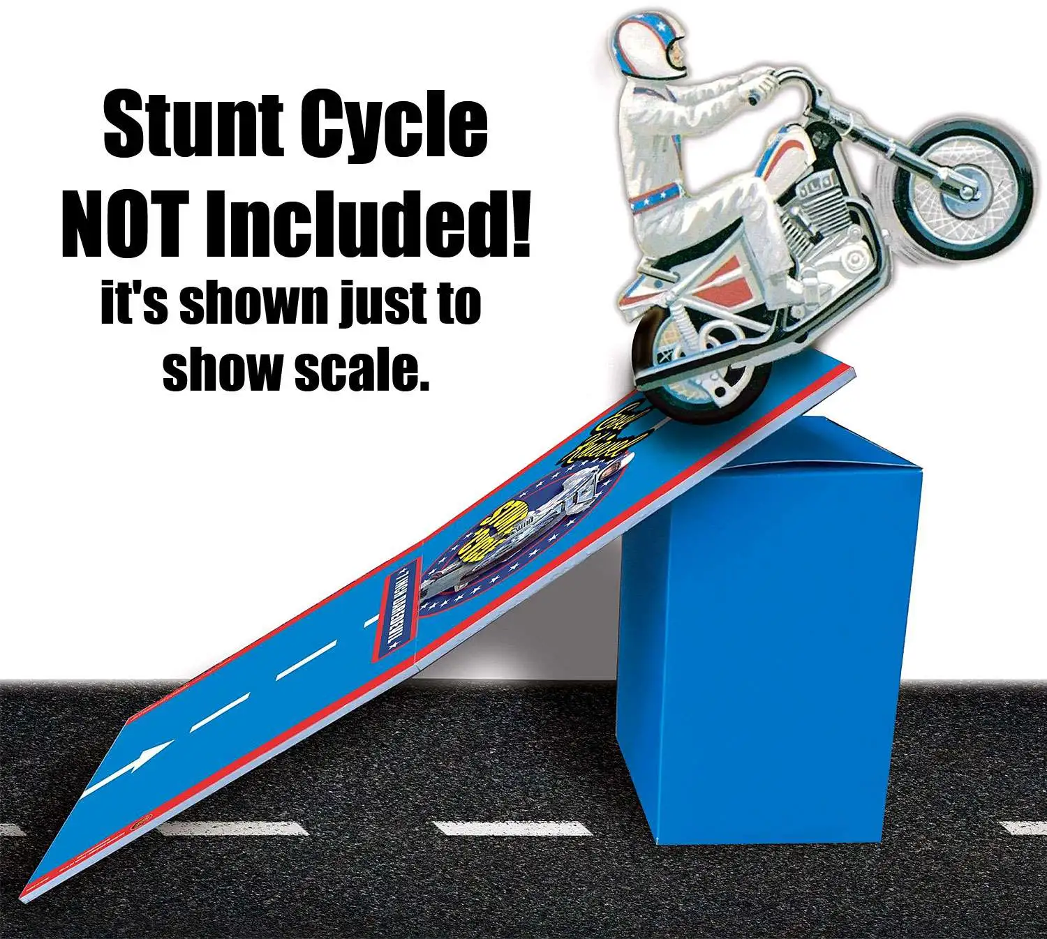 Evel Knievel Stow & Go Ramp Playset [Stunt Cycle NOT Included!]