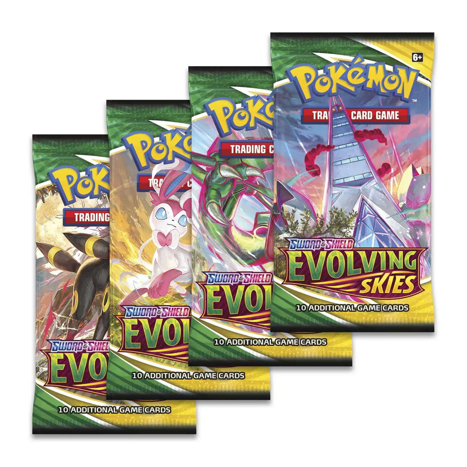 Pokemon Trading Card Game Sword Shield Evolving Skies Booster Pack 10 Cards  Pokemon USA - ToyWiz