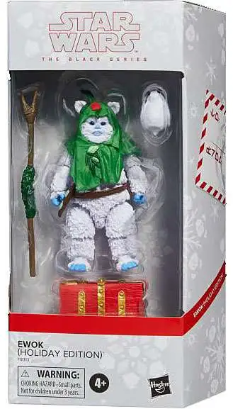 Star Wars Black Series Ewok Action Figure [Holiday Edition] (Pre-Order ships January)