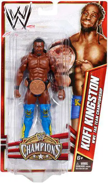 WWE Wrestling Champions Kofi Kingston Exclusive Action Figure [Damaged Package]