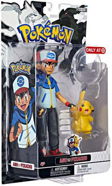 Pokemon Black & White Trainer Figures Ash with Pikachu Exclusive