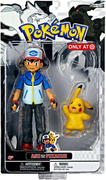 Pokemon Black & White Trainer Figures Ash with Pikachu Exclusive Action  Figure