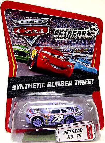 Disney / Pixar Cars The World of Cars Synthetic Rubber Tires Retread No. 79 Exclusive Diecast Car