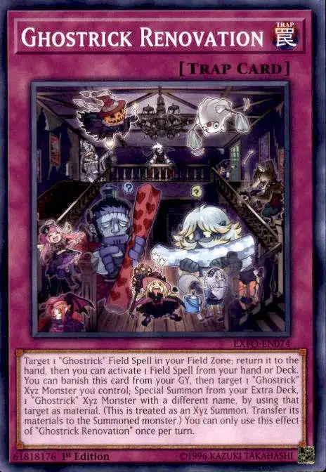 YuGiOh Trading Card Game Extreme Force Common Ghostrick Renovation EXFO-EN074