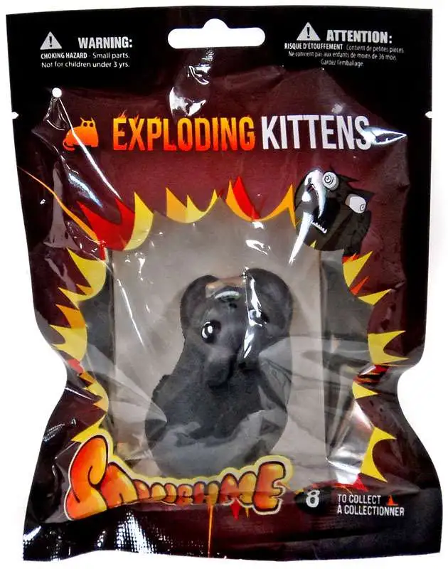 Exploding Kittens SquishMe Catnip Sandwiches Kitten Squeeze Toy