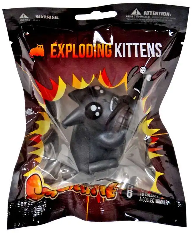 Exploding Kittens SquishMe Grenade Kitten Squeeze Toy