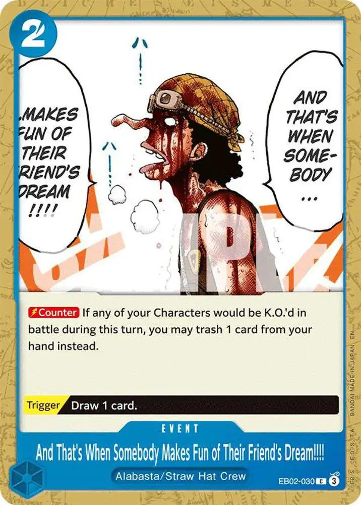 ONE PIECE Card Game EXTRA Anime 25th collection EB02 Luffy