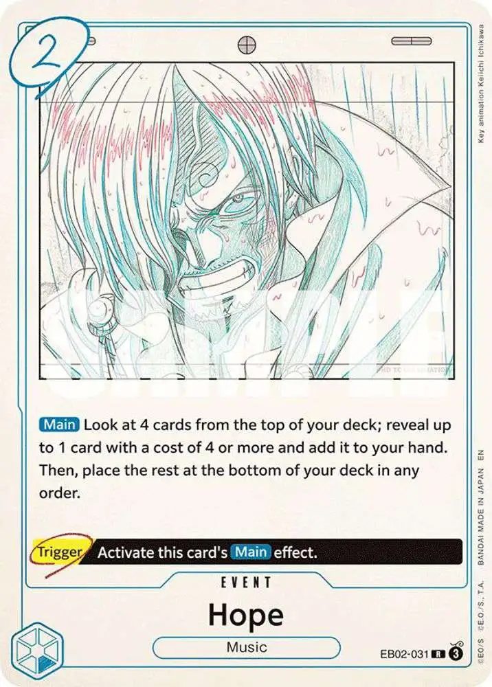 One Piece Trading Card Game Extra Booster: Anime 25th Collection Rare Hope EB02-031