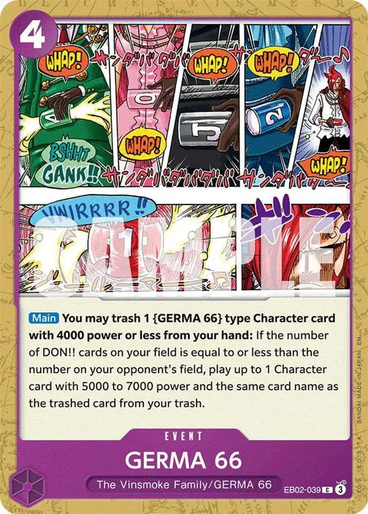 One Piece Trading Card Game Extra Booster Anime 25th Collection Single Card  Common GERMA 66 EB02-039 - ToyWiz