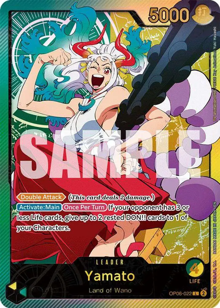One Piece Trading Card Game Extra Booster: Anime 25th Collection Leader Yamato OP06-022 [SPR]