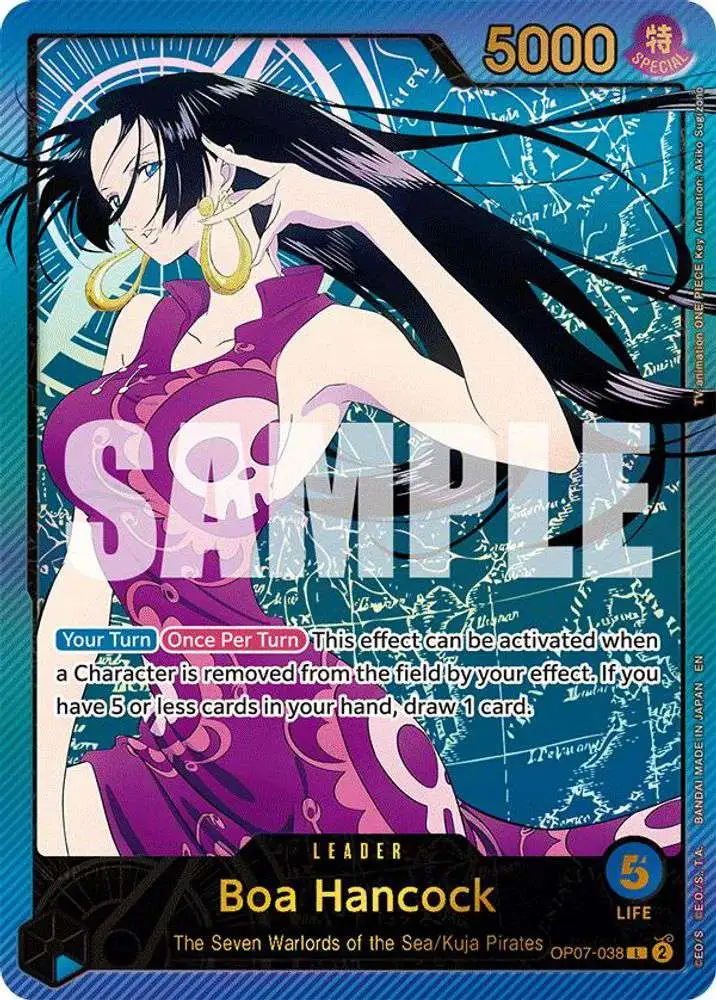 One Piece Trading Card Game Extra Booster: Anime 25th Collection Leader Boa Hancock OP07-038 [SPR]
