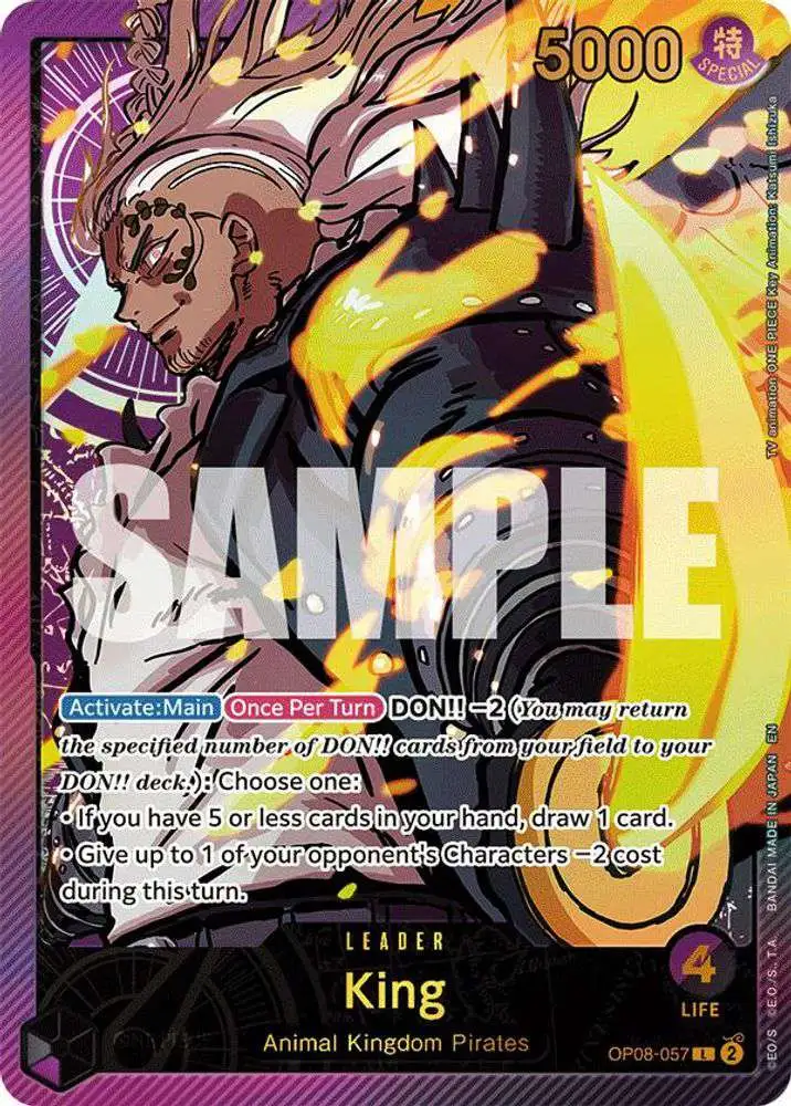 One Piece Trading Card Game Extra Booster: Anime 25th Collection Leader King OP08-057 [SPR]