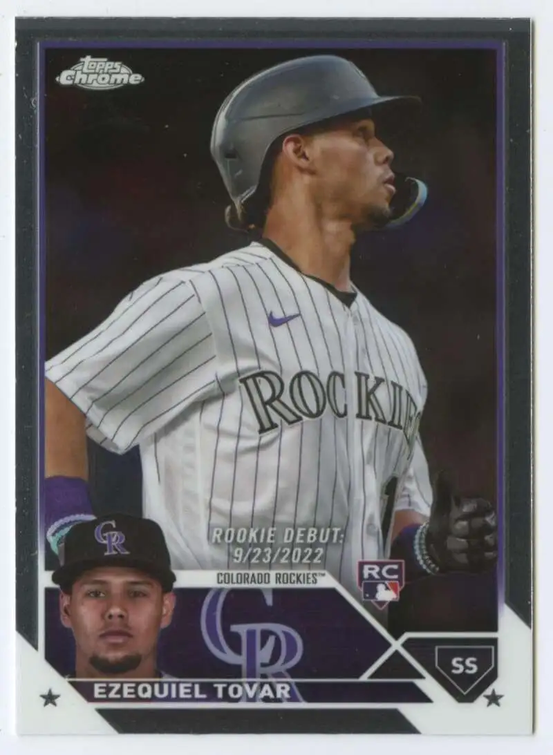 MLB 2023 Topps Chrome Update Ezequiel Tovar USC91 [Rookie]