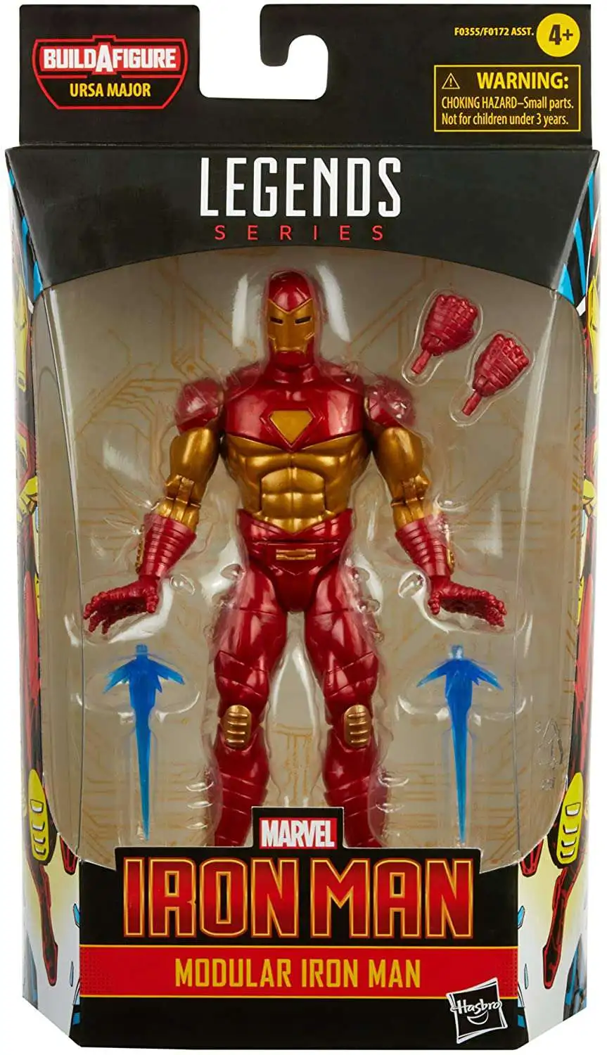 Marvel Legends Series Hologram Iron Man Actionfigur 2021 BaF Ursa Major Hasbro 