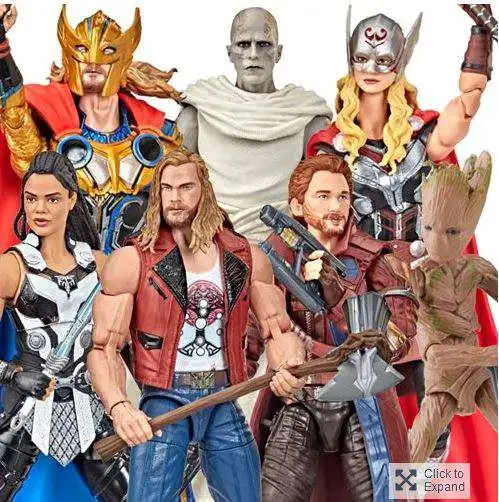 THOR : LOVE And THUNDER Official Action Figures by HASBRO