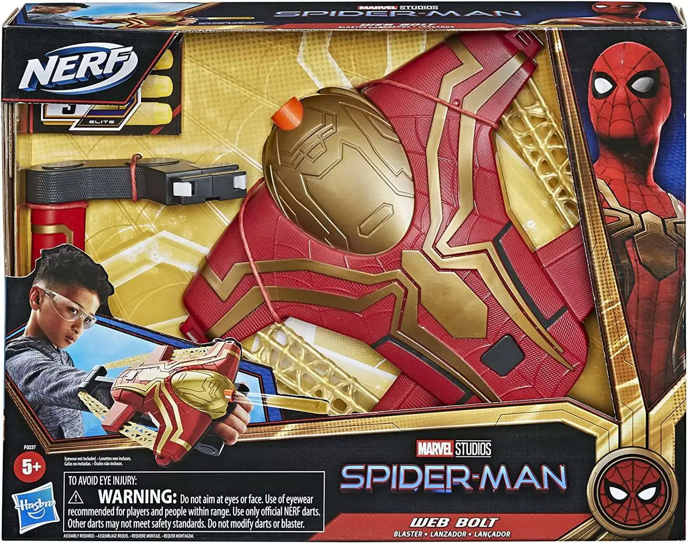 NERF Spider-man Web Bolt Blaster