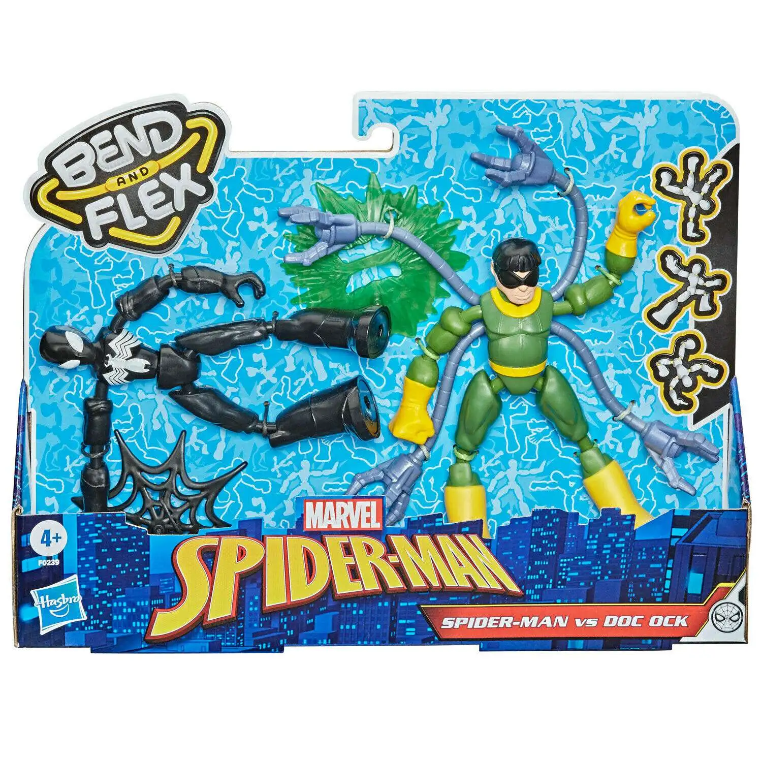 6-Inch Flexible Marvel Spider-Man Bend and Flex Miles Morales Action Figure 