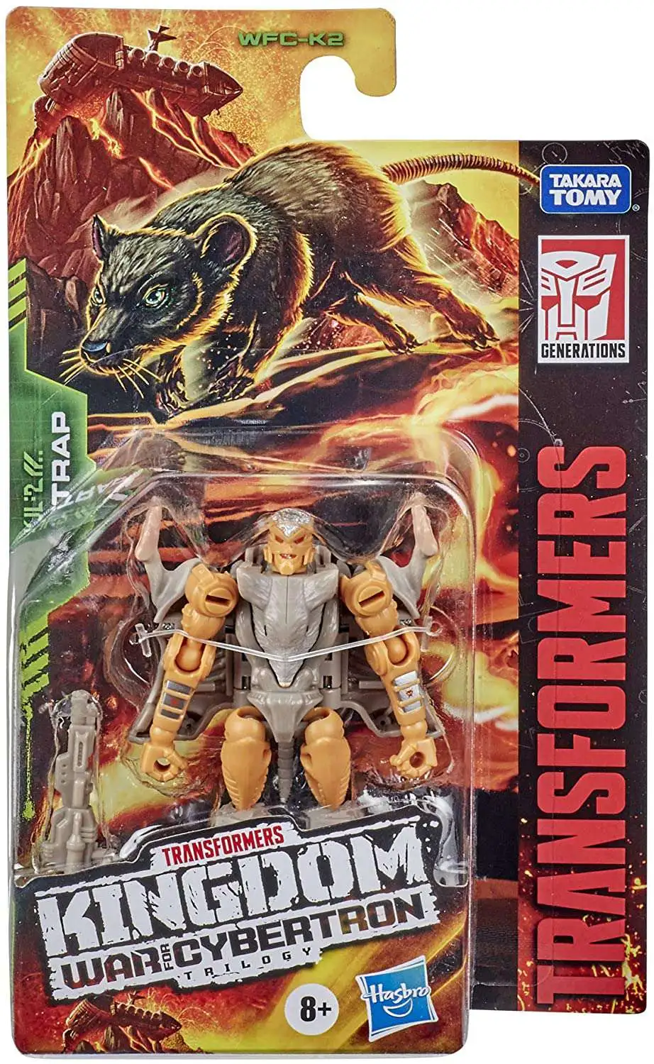Transformers Generations Kingdom: War for Cybertron Rattrap Core Action Figure [Damaged Package]