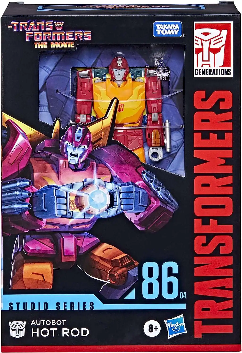 TRANSFORMERS RETRO 1986 TF MOVIE G1 CAVALIER HOT ROD ACTION FIGURE