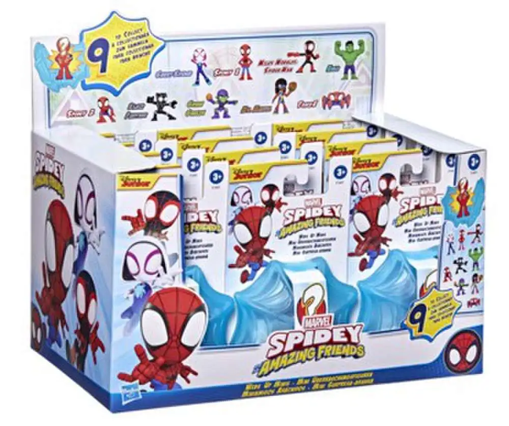 Marvel Spidey & His Amazing Friends Webs Up Minis Mystery Box [12 Packs]