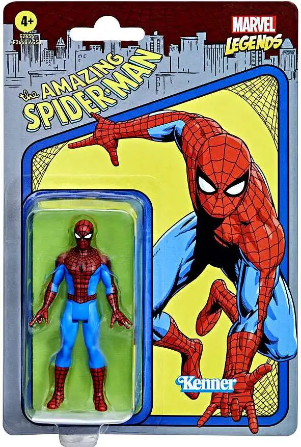 Hasbro Marvel Retro Collection Actionfigur 3,75" 2021 Wave 1 Spider-Man 