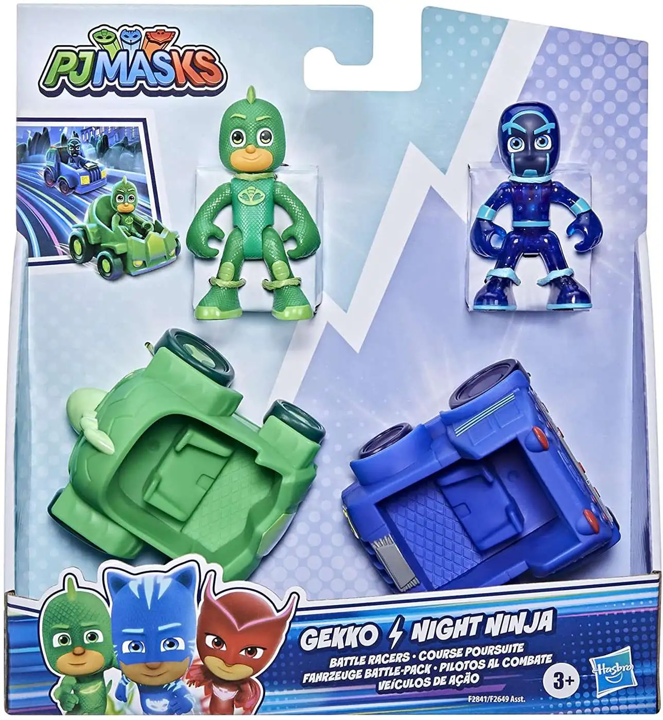 Disney Junior PJ Masks Hero Vs Villain Gekko vs. Night Ninja Battle ...