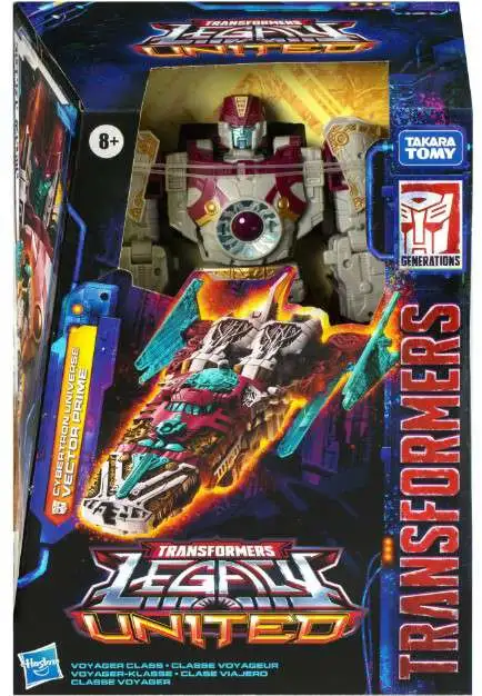 Transformers Generations Legacy United Vector Prime Voyager Action Figure [Cybertron Universe]