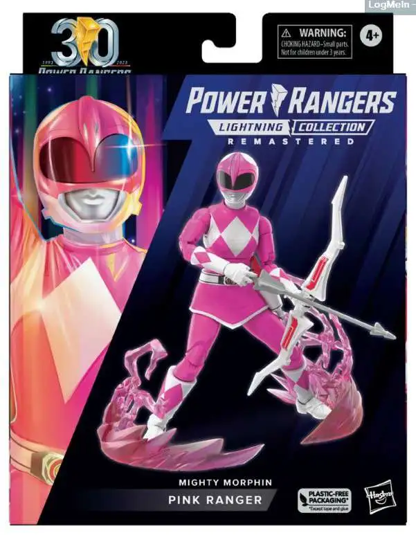 Power Rangers Mighty Morphin Lightning Collection Mighty Morphin Pink ...