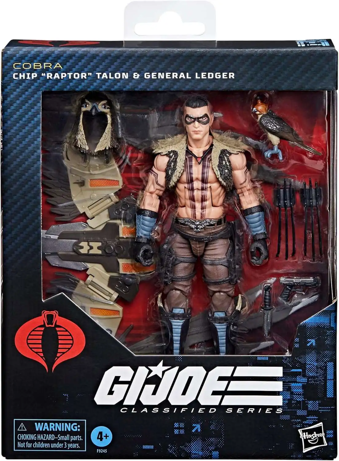 GI Joe 60th Anniversary Classified Series Chip Raptor Talon & General Ledger Action Figure (Pre-Order ships October)