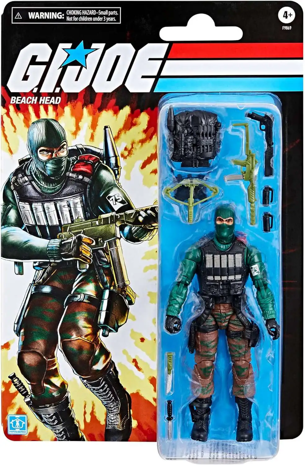 GI Joe Classified Series Beach Head Action Figure [Retro Collection]