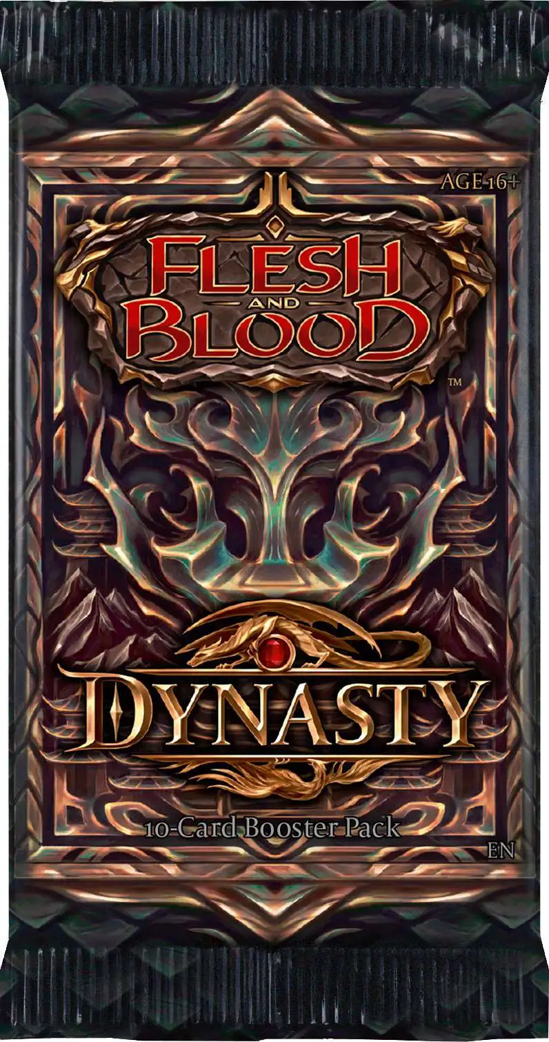 Flesh and Blood Trading Card Game Dynasty Booster Pack [10 Cards]